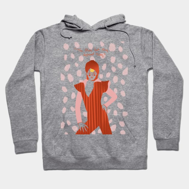 David Bowie - Iconic pose - Fashion Hoodie by London Colin
